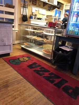 Small pizza shop - but it's hopping. Huge take-out and delivery business on National Pizza Day 2018.