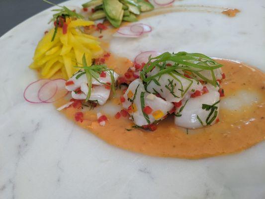 Seasonal Scallop Crudo