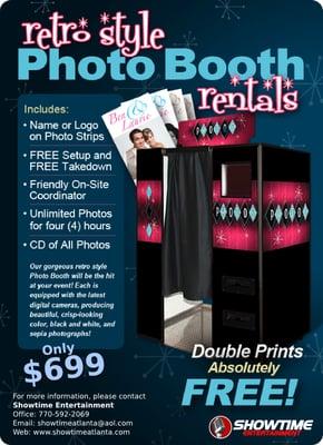 Photo Booth Rentals!