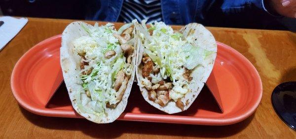 Chicken tacos