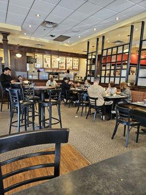 Inside of Corner Bakery