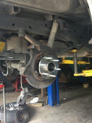 Axle shaft replacement..both sides.