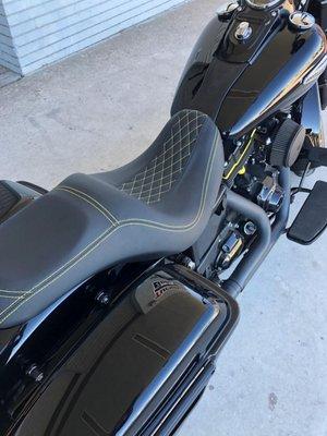 Custom M\C seat for this Harley