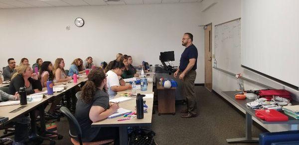 ACLS Class done at Grossmont College! Thank you for fun class.