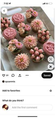 Inspo pic for half the cup cakes