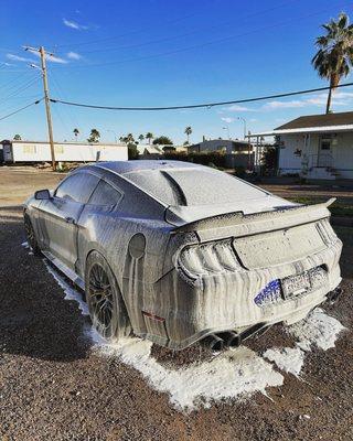 Exterior wash