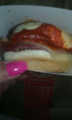 New pizza slider is okay not bad not wow