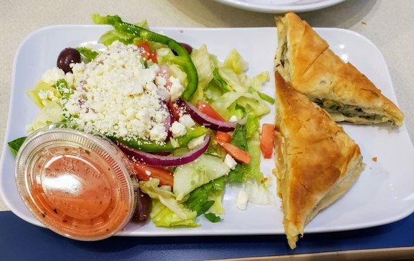 Spanakopita Platter at Mykonos Burlington