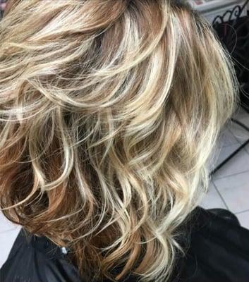 Beautiful combination of Coloures make this absolute Beautiful. Brian Williams @ Cheveux Maxim Salon, Troy Michigan