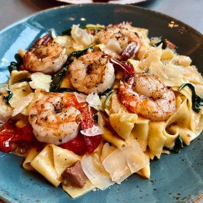 Shrimp Pappardelle