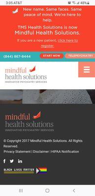 T.M.S health solutions supports a know Marxist group ideology / politics on their website.