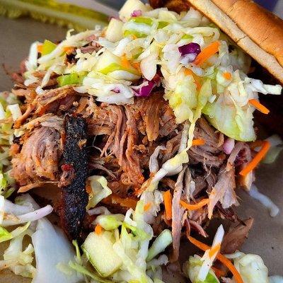 Pulled pork sandwich