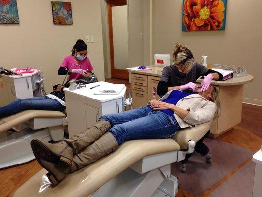 Comfortable, clean, and state-of-art orthodontic offices.