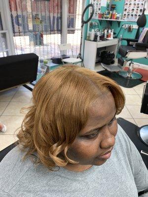 Color treated hair