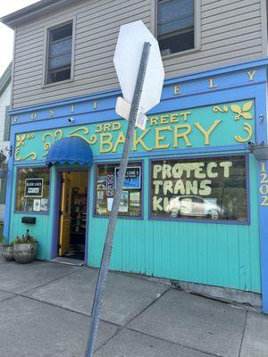 front of bakery