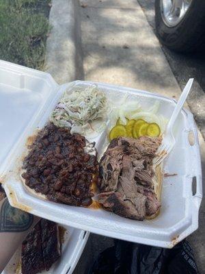 LOADED UP Pulled pork platter