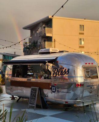 A pot of coffee at the end of the rainbow.