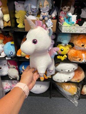 Cute unicorn plush