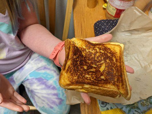 Grilled cheese with American cheese