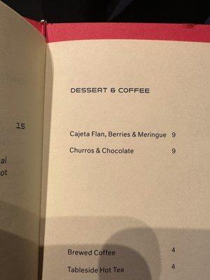 Desserts