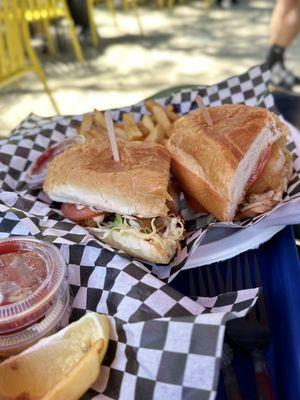 Po' Boy Sandwich (Prawns)