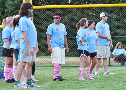 What's your favorite color? Hang out on the kickball sidelines to talk, play and be merry socializing with others