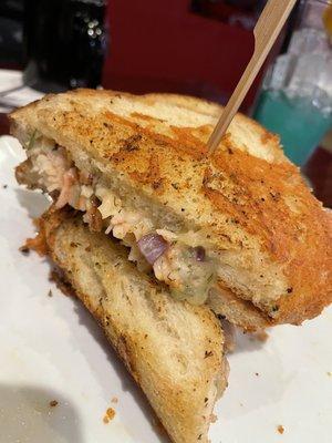 Check out this lobster toasted cheese sandwich