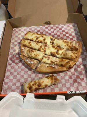 Garlic Bread Slices with Cheese