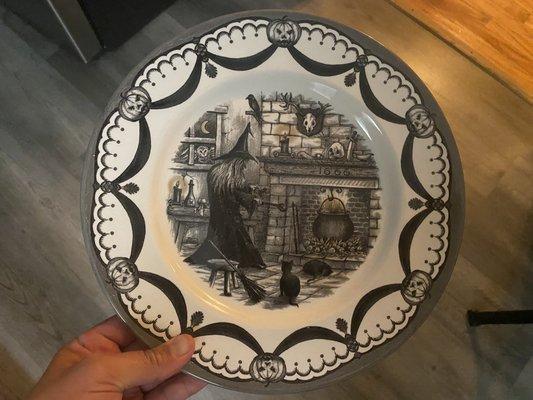 Spooky dinner plates.