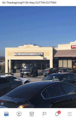 A great barbershop with plenty of parking