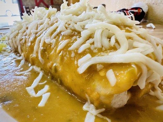 Carne Asada smothered burrito