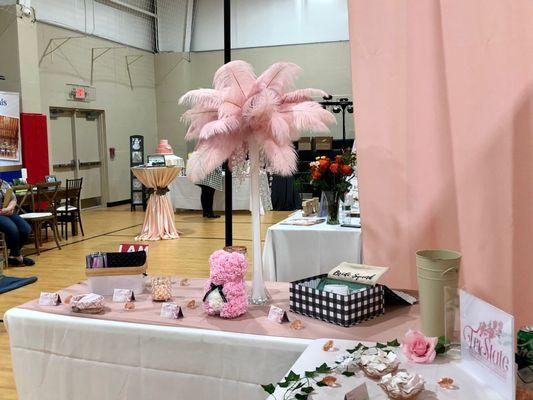 Booth set-up for TriState Events as we participated in the Inwood Ultimate Wedding Expo on February 20, 2022.