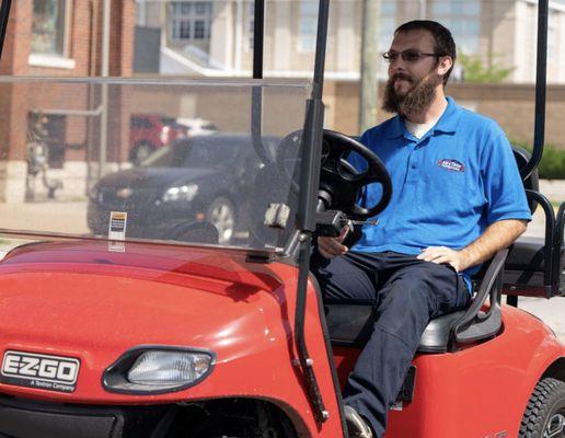 Offering some services from golf carts in Lebanon!