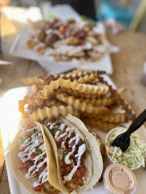 Blackened shrimp tacos