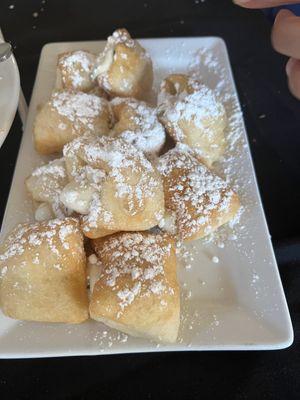 Donuts filled with Cannoli filling