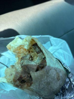 Carnitas burrito