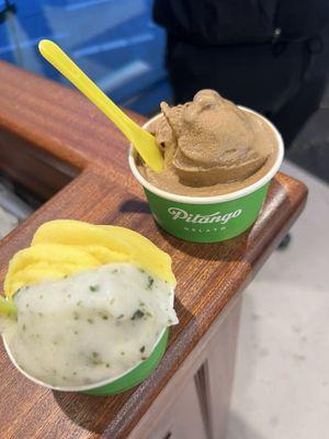 Mojito & Ginger Tumeric Sorbet  Caffe Espresso Gelato