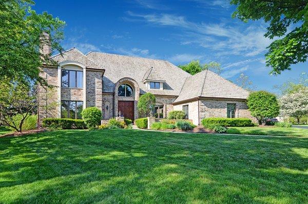 Situated in a private cul-de-sac in Burr Oaks Glen North in Burr Ridge