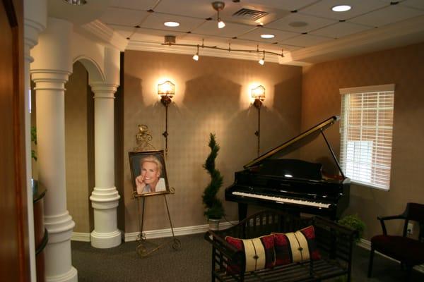 Enjoy the comforts of our waiting room with music, great reading material, and complimentary coffee, tea, and water.