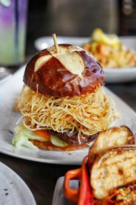 Americana Burger with Fries  @stylemefood