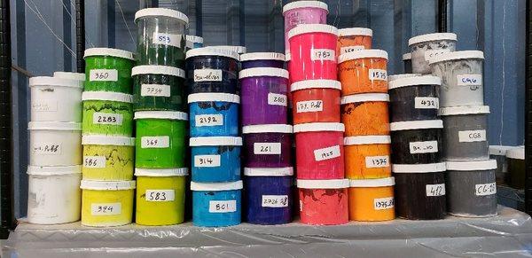 Pantone matched inks