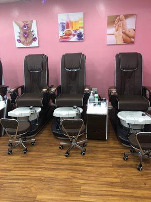 New pedicure section