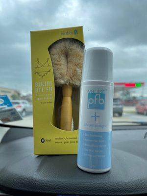 Bikini Brush ( medium - for normal skin ) & Vanish PFB + chromabright