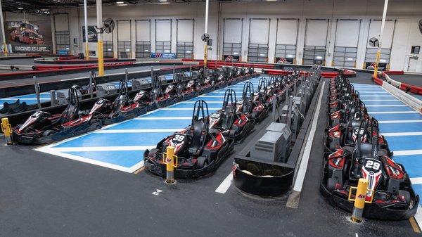 K1 Speed's electric go karts are the fastest and most state-of-the-art in the business.