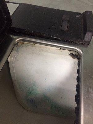 Mold in the detergent compartments.