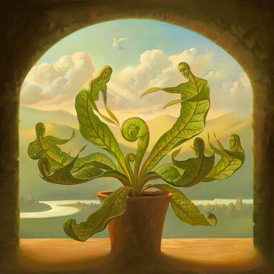 Miracle of Birth - Vladimir Kush - Kush Fine Art