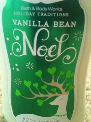 Vanilla Bean lotion-smells amazing!