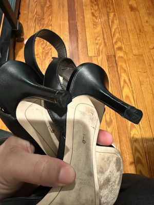 After brand new heel taps, repaired the scuffs and break