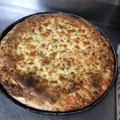 BBQ Chicken and Cheese Calzone