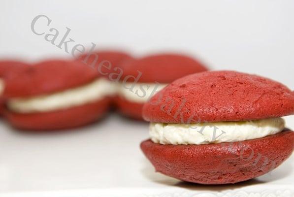 Red Velvet Whoopie Pies